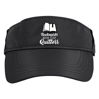 Book Lovers - Bookmarks Are For Quitters Adult Drive Performance Visor