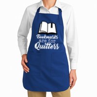 Book Lovers - Bookmarks Are For Quitters Apron