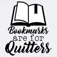 Book Lovers - Bookmarks Are For Quitters Garment-Dyed Sweatshirt
