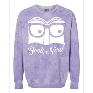 Book Nerd Colorblast Crewneck Sweatshirt