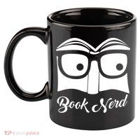 Book Nerd 11oz C Handle Ceramic Mug