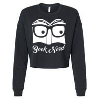 Book Nerd Cropped Pullover Crew