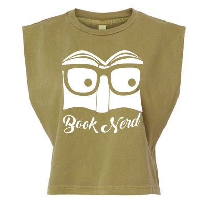 Book Nerd Garment-Dyed Women's Muscle Tee