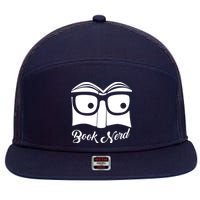 Book Nerd 7 Panel Mesh Trucker Snapback Hat