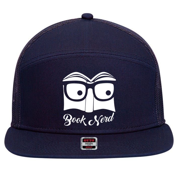 Book Nerd 7 Panel Mesh Trucker Snapback Hat
