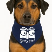 Book Nerd USA-Made Doggie Bandana