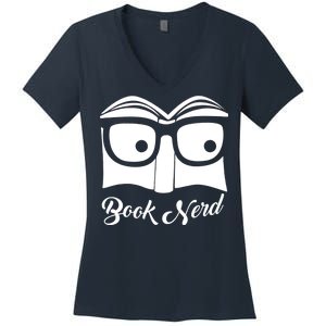 Book Nerd Women's V-Neck T-Shirt