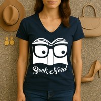 Book Nerd Women's V-Neck T-Shirt