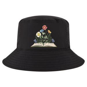 Book With Flowers Cool Comfort Performance Bucket Hat