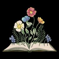 Book With Flowers Cooling Performance Crew T-Shirt