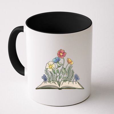Book With Flowers Mug