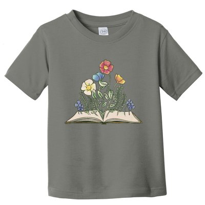 Book With Flowers Toddler T-Shirt