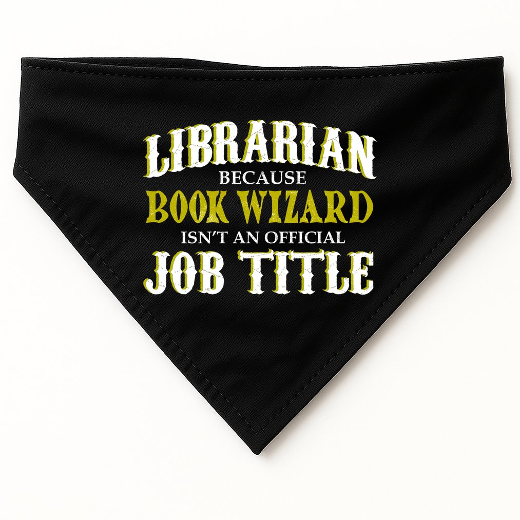 Book Wizard Librarian USA-Made Doggie Bandana