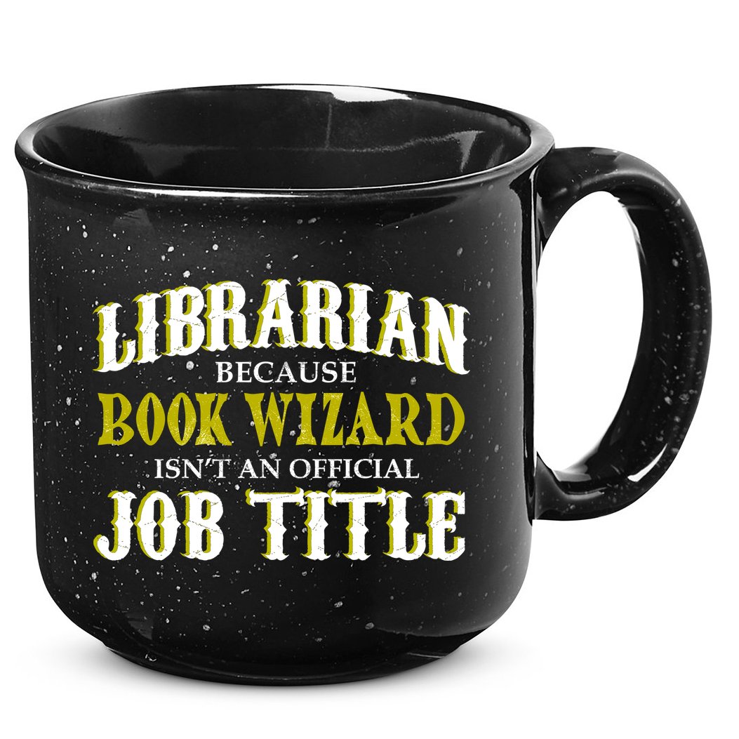 Book Wizard Librarian 15oz Campfire Ceramic Mug