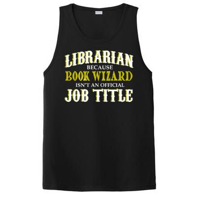 Book Wizard Librarian PosiCharge Competitor Tank