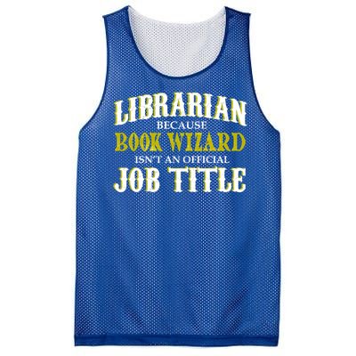 Book Wizard Librarian Mesh Reversible Basketball Jersey Tank