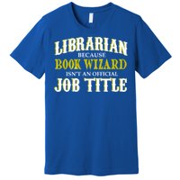 Book Wizard Librarian Premium T-Shirt