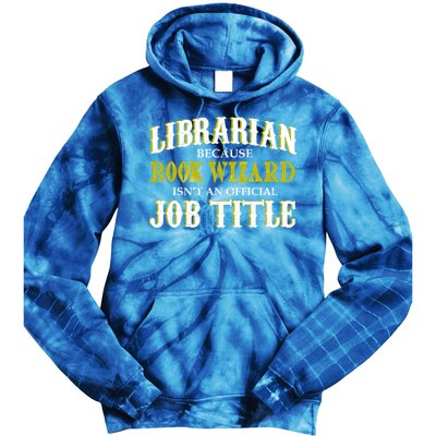 Book Wizard Librarian Tie Dye Hoodie