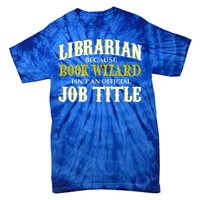 Book Wizard Librarian Tie-Dye T-Shirt