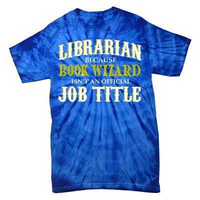 Book Wizard Librarian Tie-Dye T-Shirt