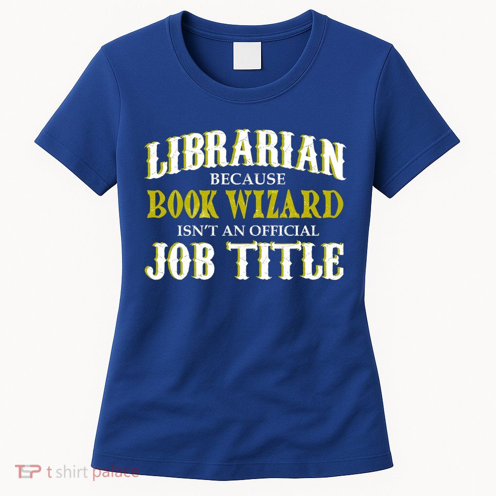 Book Wizard Librarian Women's T-Shirt