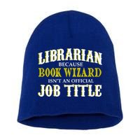 Book Wizard Librarian Short Acrylic Beanie