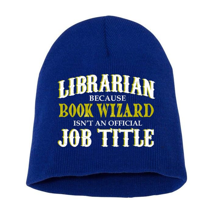 Book Wizard Librarian Short Acrylic Beanie