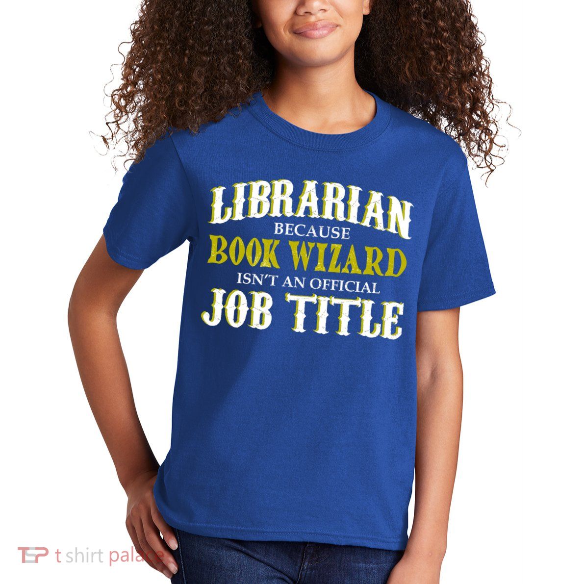 Book Wizard Librarian Kids T-Shirt
