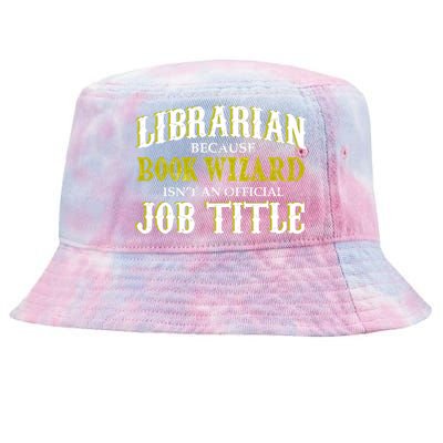 Book Wizard Librarian Tie-Dyed Bucket Hat