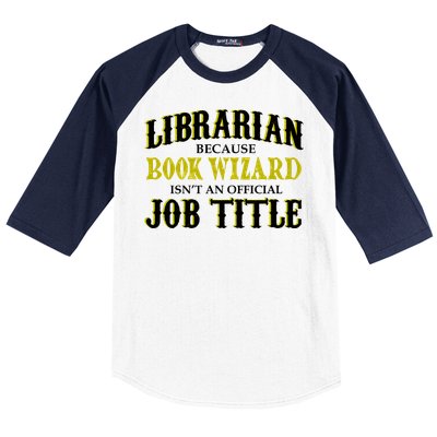 Book Wizard Librarian Baseball Sleeve Shirt