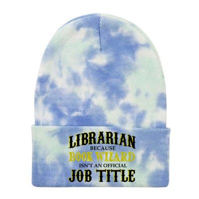 Book Wizard Librarian Tie Dye 12in Knit Beanie