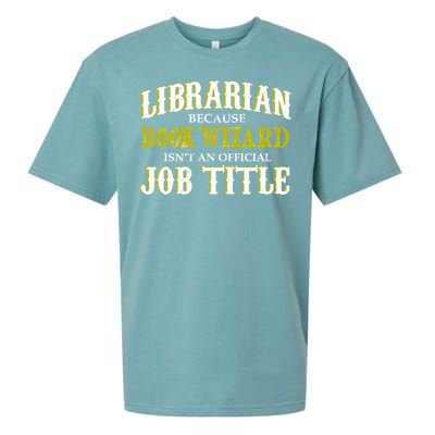 Book Wizard Librarian Sueded Cloud Jersey T-Shirt