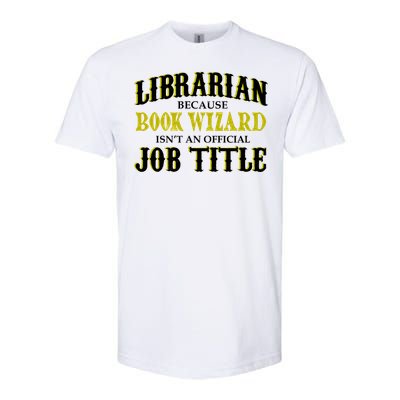 Book Wizard Librarian Softstyle CVC T-Shirt