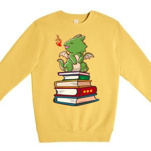 Book-Wrym Kawii Dragon Premium Crewneck Sweatshirt