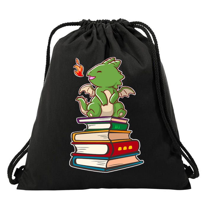 Book-Wrym Kawii Dragon Drawstring Bag