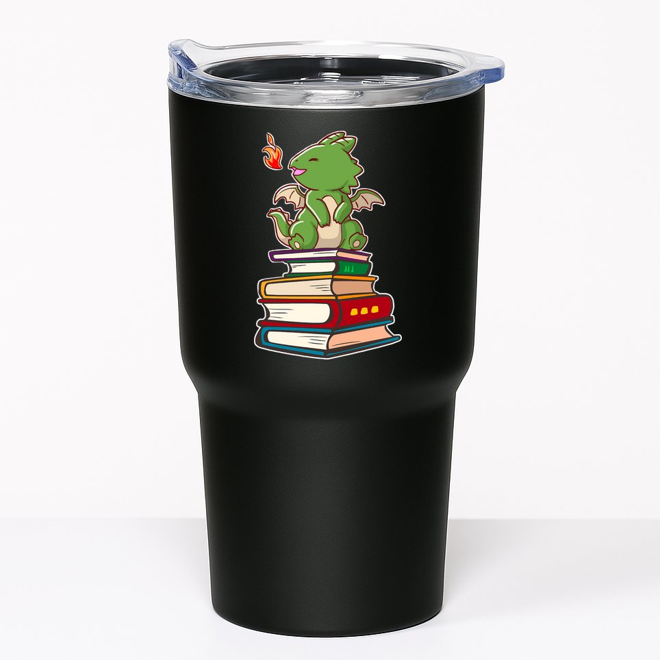 Book-Wrym Kawii Dragon Tumbler