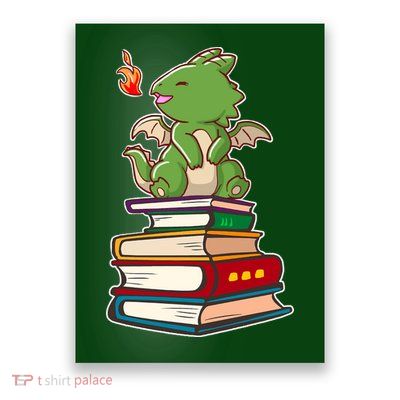 Book-Wrym Kawii Dragon Poster