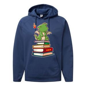 Book-Wrym Kawii Dragon Performance Fleece Hoodie