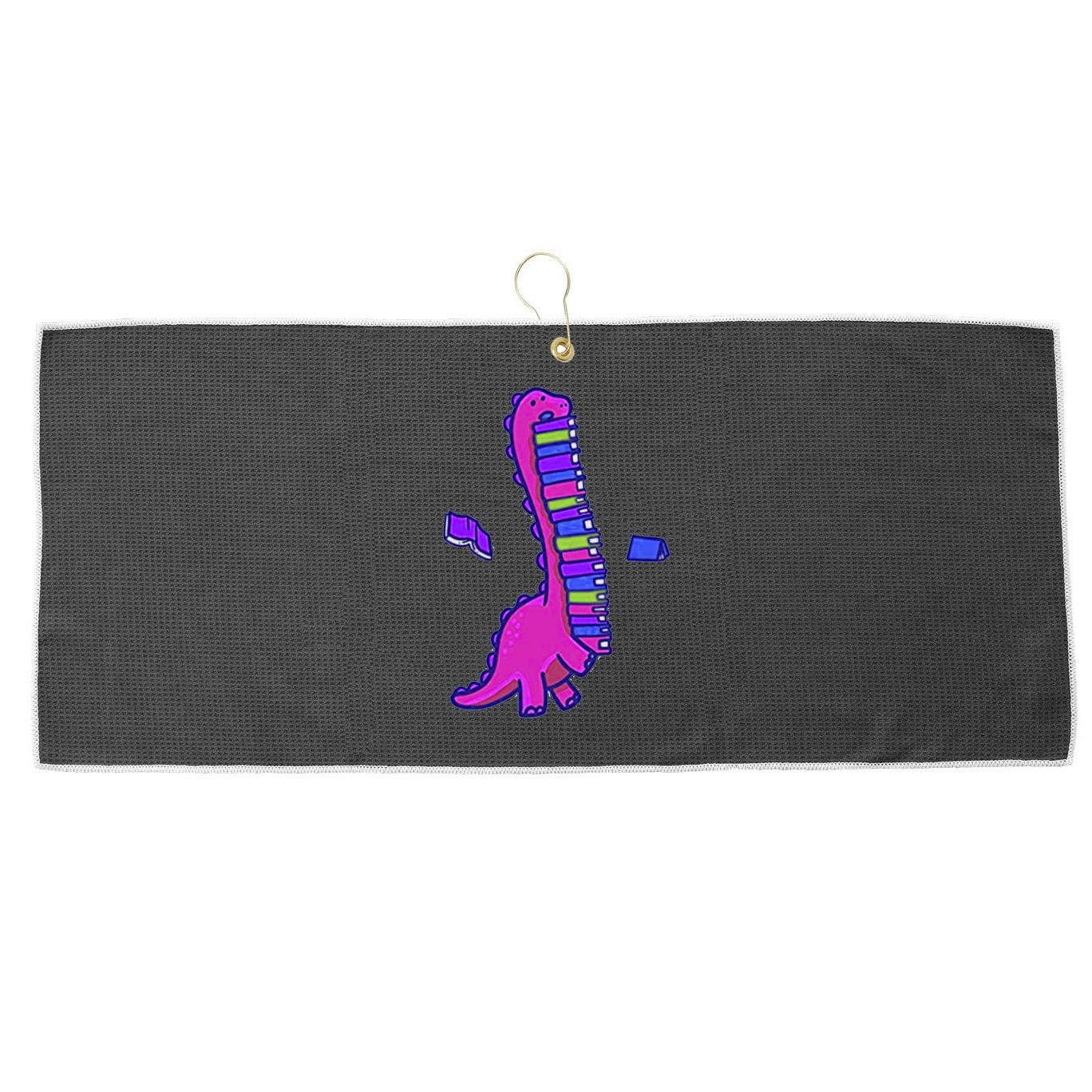 Bookasuras Large Microfiber Waffle Golf Towel