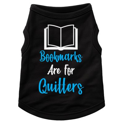 Bookmarks Are For Quitters Doggie Tank