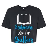 Bookmarks Are For Quitters Bella+Canvas Jersey Crop Tee