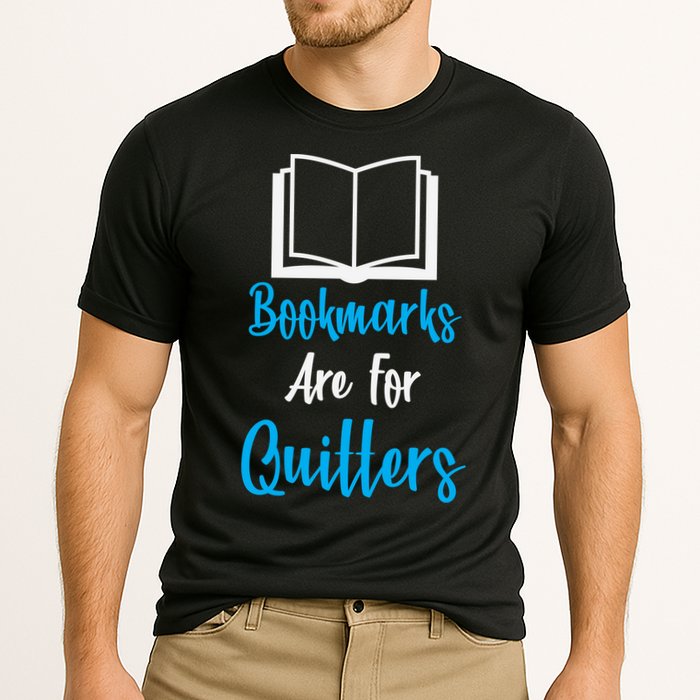 Bookmarks Are For Quitters Cooling Performance Crew T-Shirt