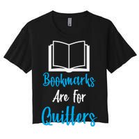 Bookmarks Are For Quitters Women's Crop Top Tee