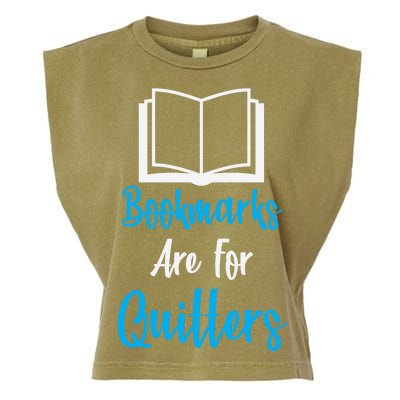 Bookmarks Are For Quitters Garment-Dyed Women's Muscle Tee