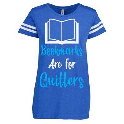 Bookmarks Are For Quitters Enza Ladies Jersey Football T-Shirt