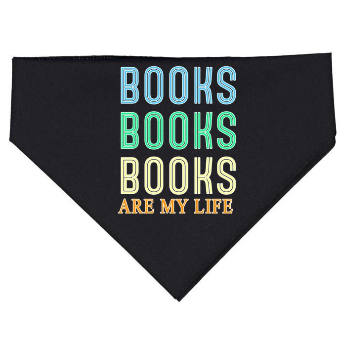 Books Are My Life Book Quotes Essential USA-Made Doggie Bandana