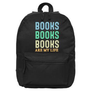 Books Are My Life Book Quotes Essential 16 in Basic Backpack