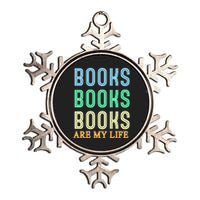 Books Are My Life Book Quotes Essential Metallic Star Ornament