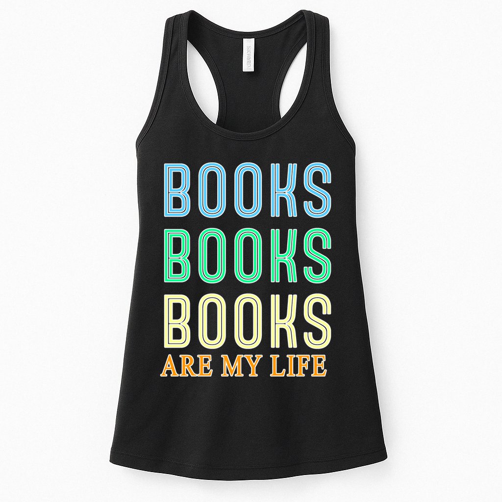 Books Are My Life Book Quotes Essential Womens Tank Top