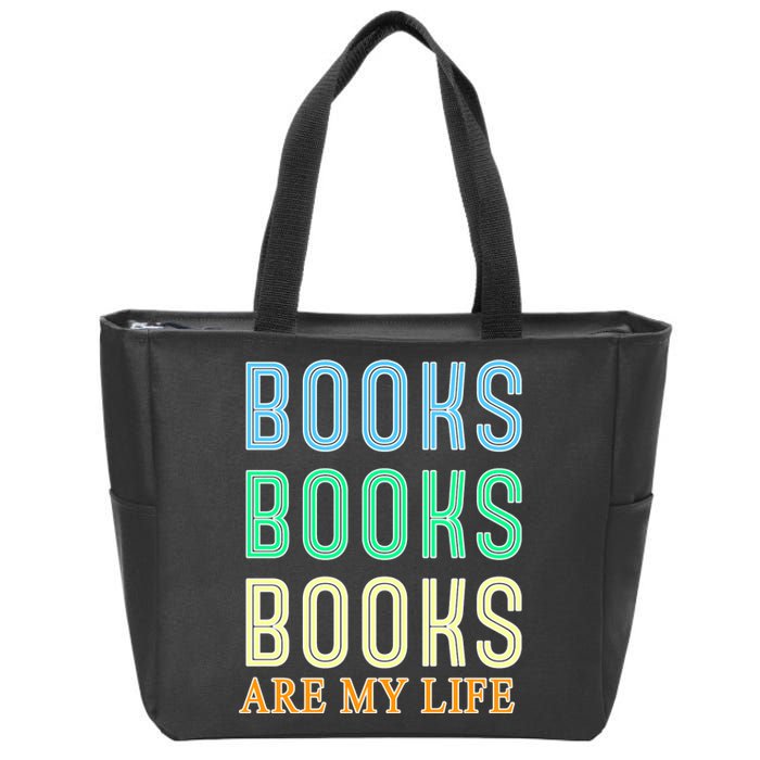 Books Are My Life Book Quotes Essential Zip Tote Bag